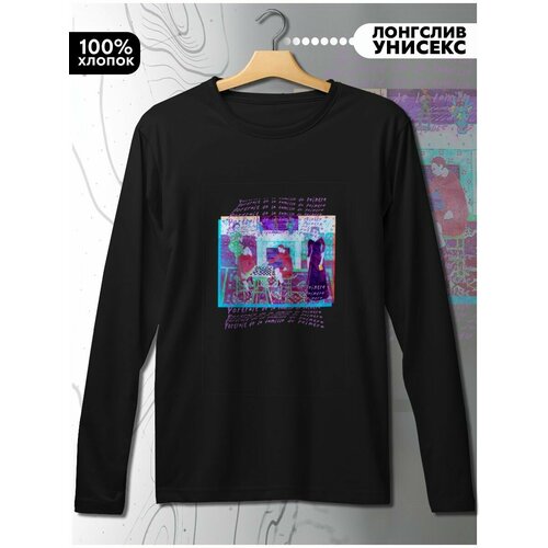 фото Лонгслив hypnotica, размер l, черный