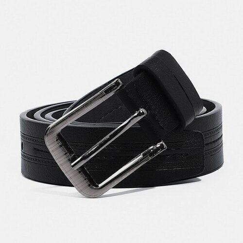 фото Ремень сима-ленд, размер 125, черный сима-лэнд