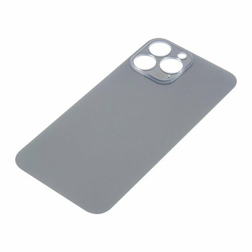 Задняя крышка для Apple iPhone 13 Pro Max (с широким отверстием) серый, AA задняя крышка для apple iphone 8 plus серый aa