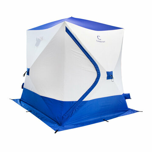 Следопыт Палатка зимняя куб Long PF-TW-38 (Синий/Белый), 2150x1800x2150 мм