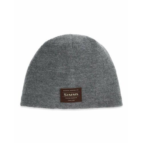 фото Шапка бини simms шапка simms hayward wool beanie, размер over size, серый