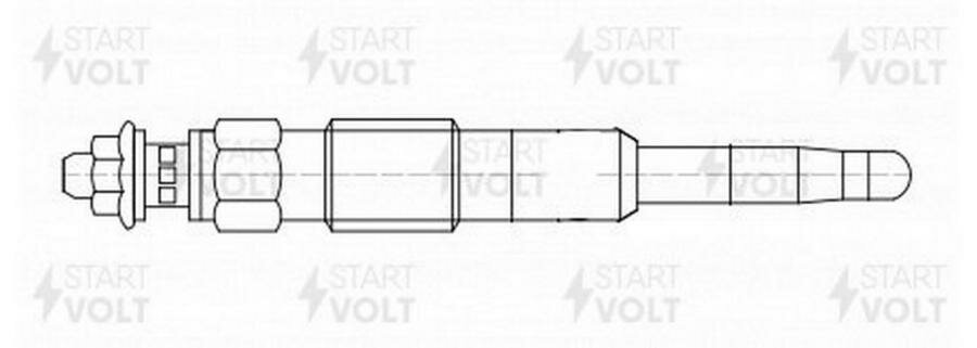 STARTVOLT GLSP101 Свеча накаивания дя автомобией Iveco Daily III (99-)/Fiat Ducato (93-) 2.8d