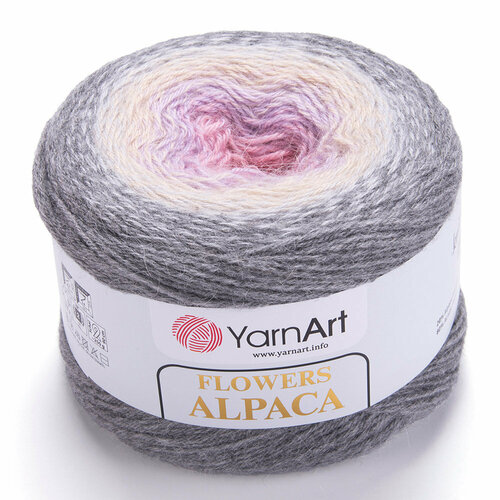 Пряжа для вязания YarnArt 'Flowers Alpaca' 250гр 940м (20% альпака, 80% акрил) (413), 2 мотка