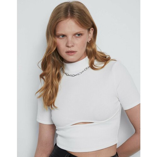 фото Топ gloria jeans, размер s (40-42), бежевый