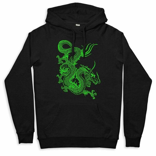 фото Толстовка dream shirts, размер l, черный