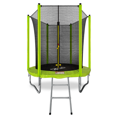 ARLAND Батут 6FT с внутренней страховочной сеткой и лестницей (Light green) (светло-зеленый)