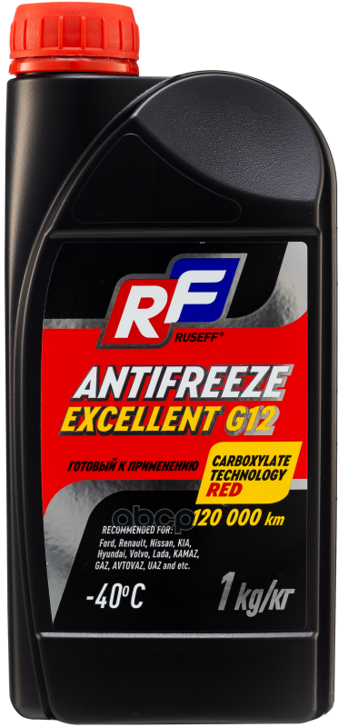 Антифриз Excellent G12 40 (1Кг) RUSEFF арт. 17357N