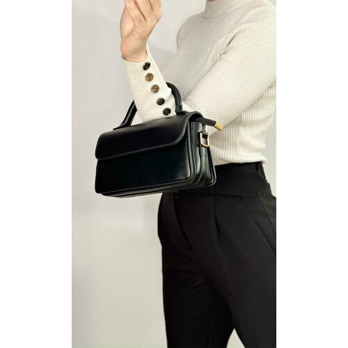 фото Сумка мессенджер d322913 d322913, фактура матовая, черный нет бренда