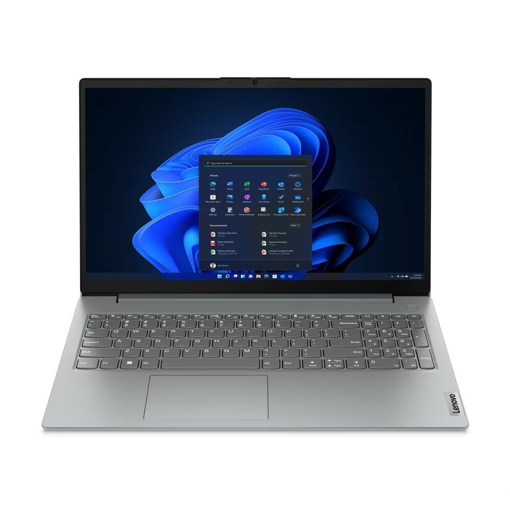 Ноутбук 15.6" TN FHD LENOVO V15 G4 AMN grey (AMD Ryzen 3 7320U/8Gb/512Gb SSD/VGA int/noOS) (82YU00W6IN) (английская клавиатура) нужен переходник EU