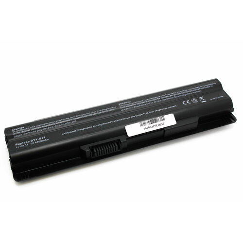 Аккумулятор для MSI CX650 FR400 FR600 FR700 FX400 (11.1V 4000mAh) p/n: BTY-S15, BTY-S14 аккумулятор для ноутбука msi fr620