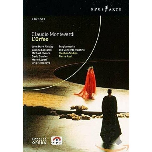 Monteverdi: L'Orfeo. John Mark Ainsley, Brigitte Balleys, Michael Chance, David Cordier, Mario Luperi.