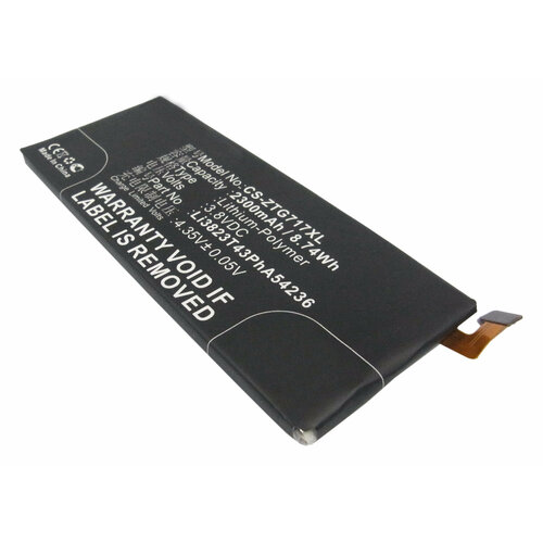 Аккумулятор CS-ZTG717XL ZTE Li3824T43P6hA54236-H для ZTE Blade S6 G717C 3.8V / 2300mAh / 8.74Wh аккумуляторная батарея vixion для zte blade x5 li3824t43p6ha54236