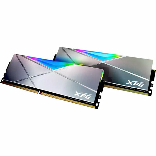 Модуль памяти ADATA XPG SPECTRIX D60G RGB DDR4 Общий объём памяти 16Гб Module capacity 8Гб Количество 2 4133 МГц Множитель частоты шины 19 1.4 В RGB с