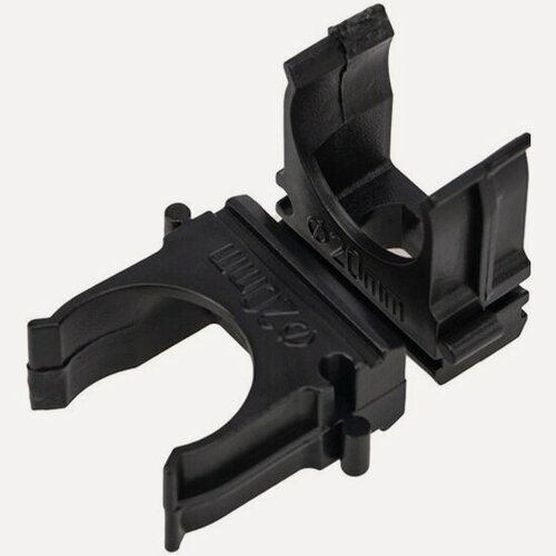 Изображение товара Клипса для гофротрубы Rexant 20 мм черная (100 шт./уп.)