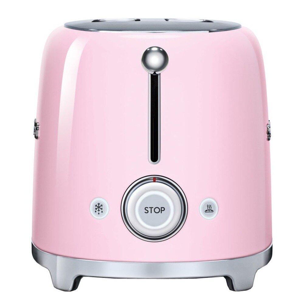 Тостер SMEG TSF01PKEU, розовый PI — фото 1