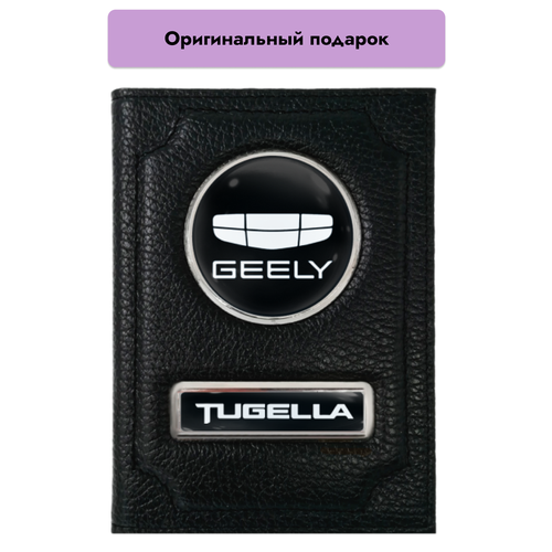 Обложка для автодокументов Обложка для автодокументов Geely Tugella, черный