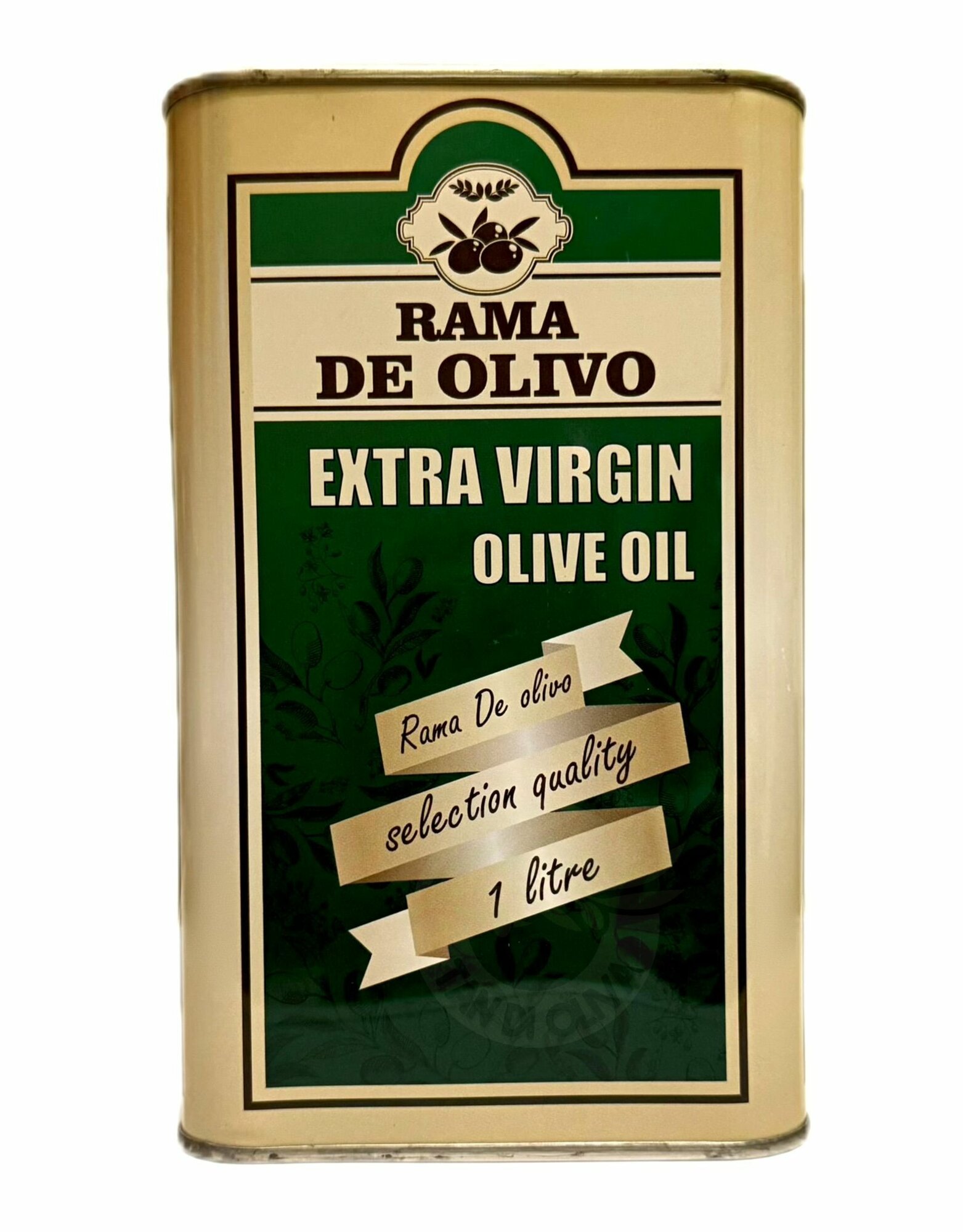 Оливковое масло Extra Virgin Rama De Olivo нерафинированное для салата, холодного отжима, Испания, 1 л
