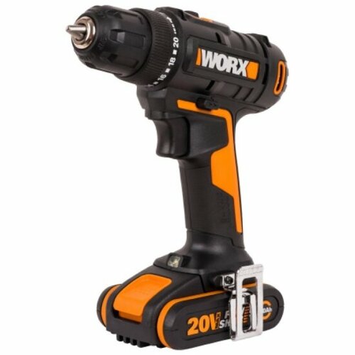 Дрель-шуруповерт аккумуляторная Worx WX1002 20В 2Ач х2 ЗУ 04А сумка 10140₽