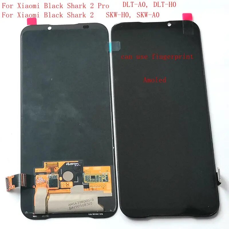 Оригинальный Amoled-дисплей для Xiaomi BlackShark 2 2pro, ЖК-дисплей, сенсорный дигитайзер, SKW-H0 black shark 2 pro, SKW-A0, Original Amoled