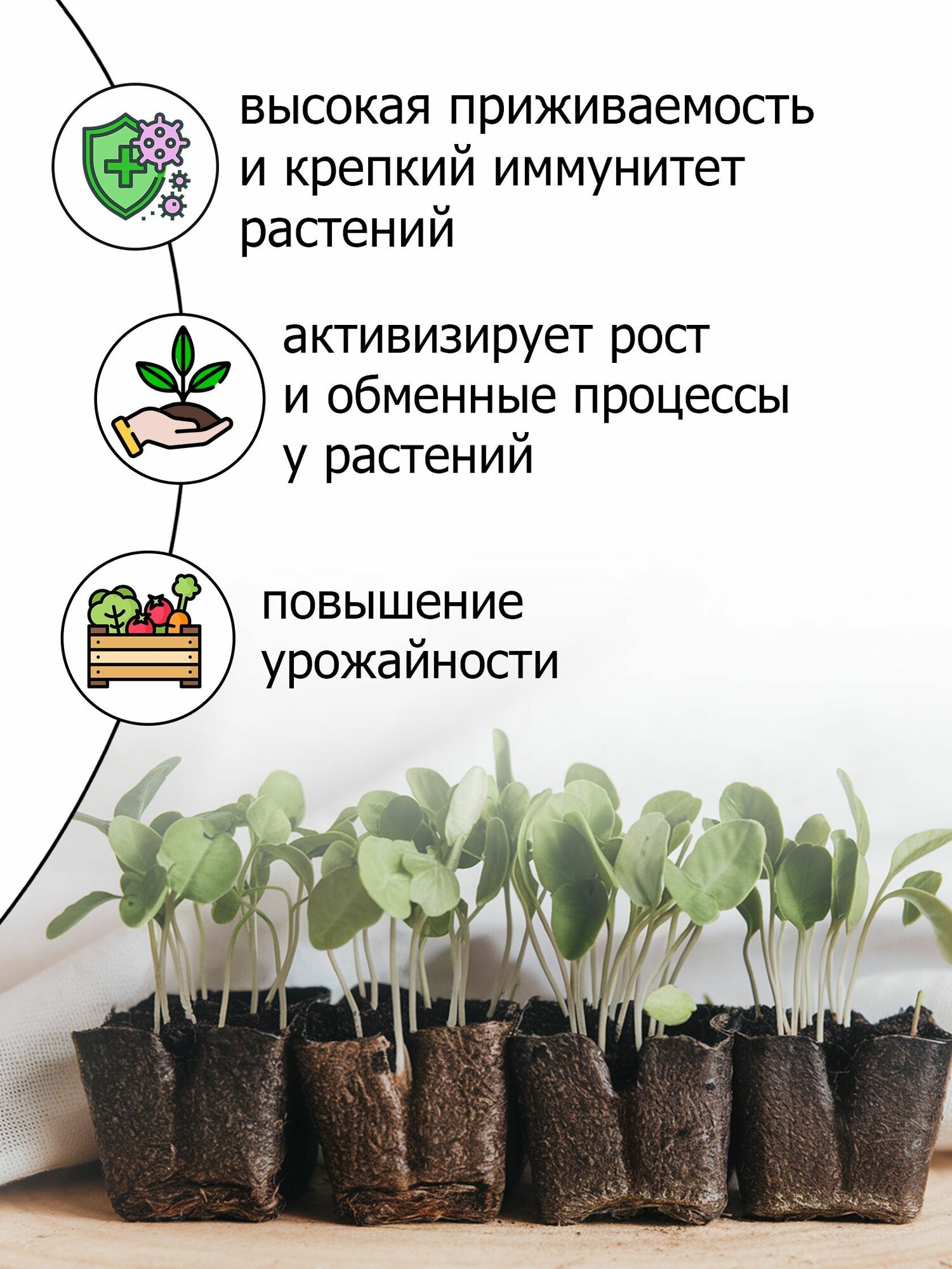 Изображение Витаминный биокомплекс Purshat 500 мл для здоровья и активного роста всех видов растений - натуральные компоненты