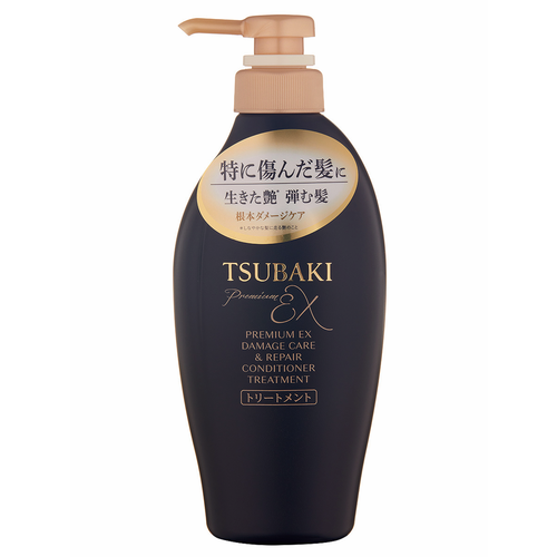 фото Shiseido tsubaki premium ex интенсивный восстанавливающий кондиционер для волос с маслом камелии 450 мл.