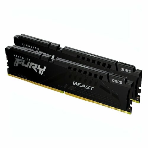 Оперативная память Kingston FURY Beast Black XMP 16GB KF552C40BBK2-16 7999₽
