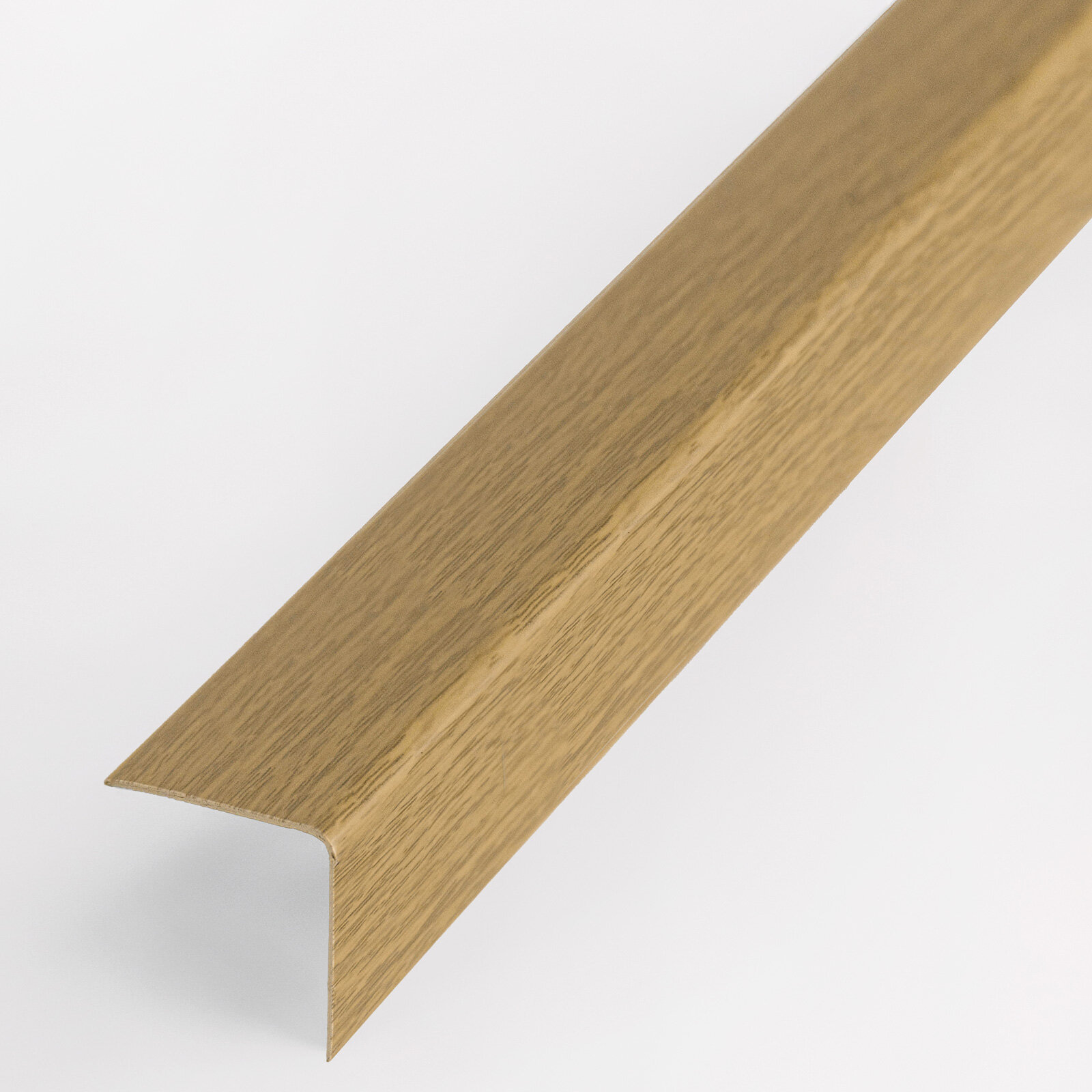 Уголок пластиковый для откосов 30х30 мм длина 27 м угол ПВХ для стен внешний Ideal (Идеал) У 30 дуб светлый 212