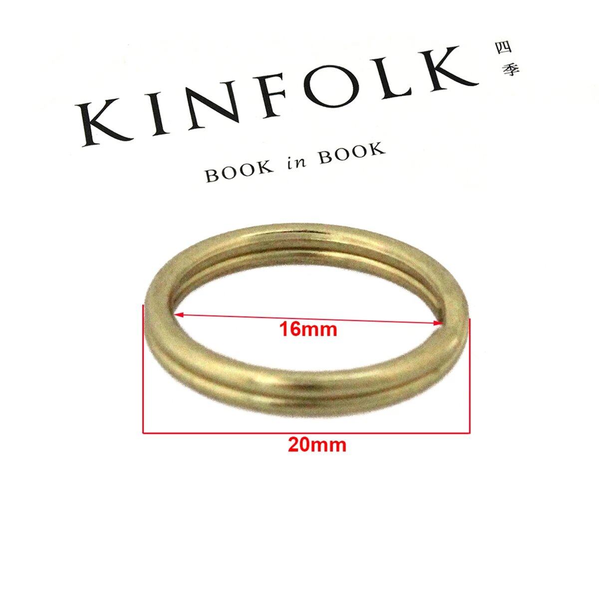 CLOXY Латунные разрезные кольца для ключей 5 шт outer diameter 20mm