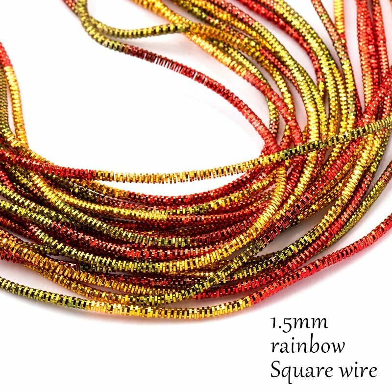 Металлическая проволока 1.5mm rainbow square wire