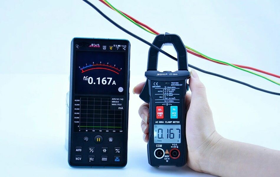 Токовые Клещи ZT-5BQ токовые клещи Bluetooth