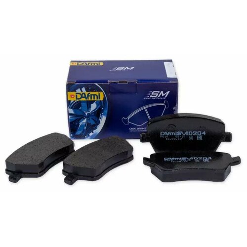 Колодки тормозные передние LADA Vesta, Largus 16 клапанов, Renault Duster (1.6) DAFMI D204SM / 410608481R / 8200432336