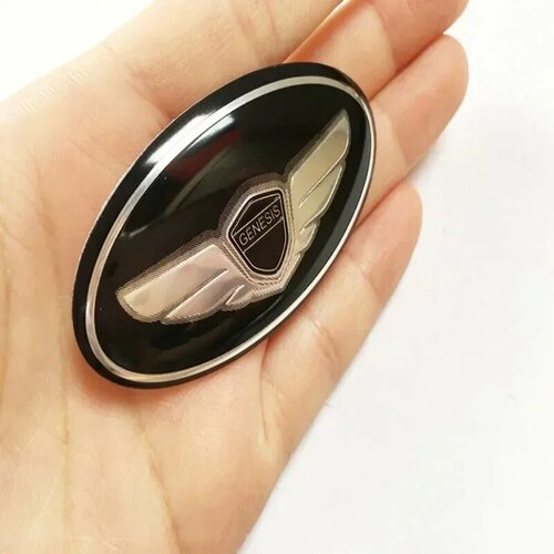 1 шт автомобильный руль центральный логотип эмблема наклейка для Hyundai GENESIS Coupe Elantra Sonata Kona I30 IX30 акцентный декоративный значок 1pc 745₽