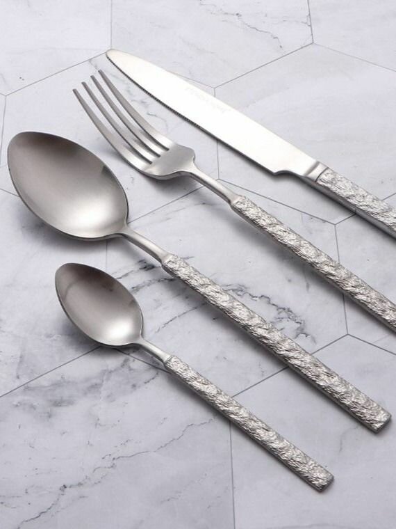 Набор столовых приборов Lava 1 перс  4пр  нержавеющая сталь 18 8  STENOVA HOME