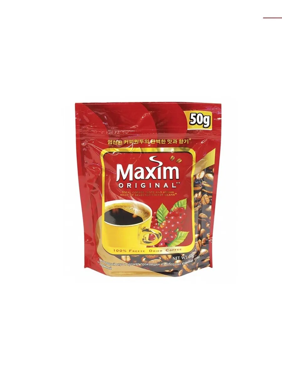 Кофе Maxim Original растворимый натуральный сублимированный, 50 г