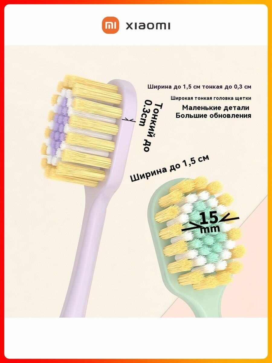 Изображение Xiaomi Набор зубных шчотак 8 шт