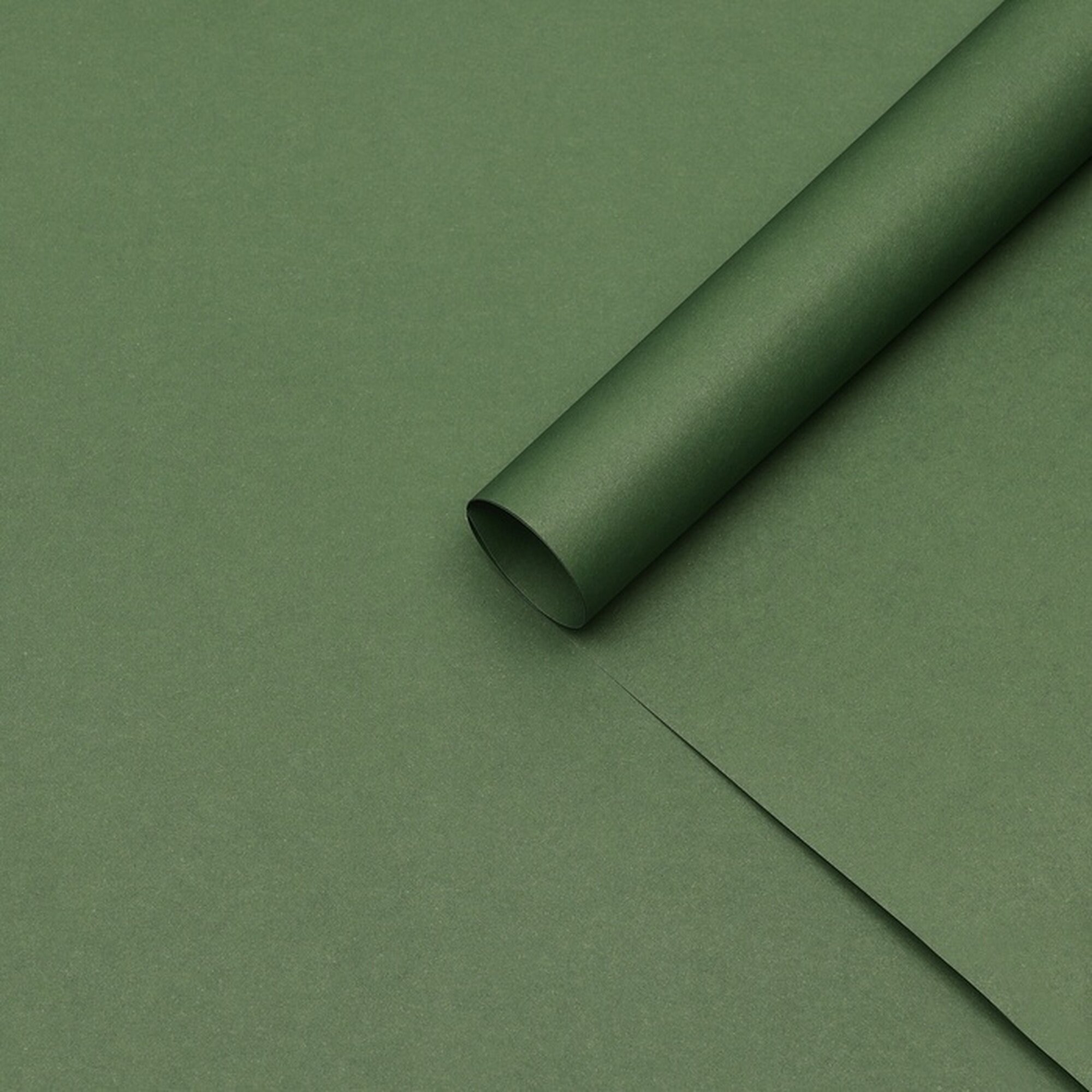 Бумага упаковочная крафт «Изумрудный»50×70 см