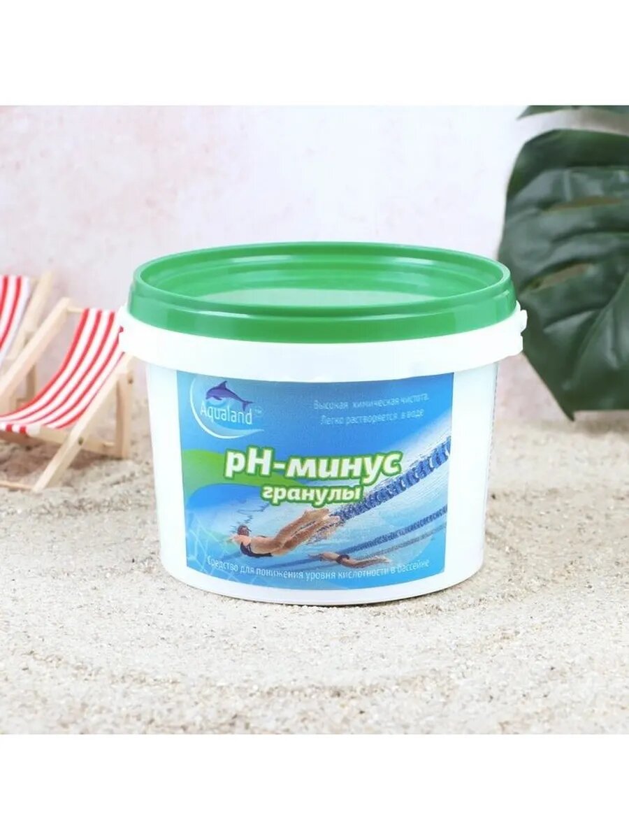 Регулятор pН-минус Aqualand гранулы 1 кг