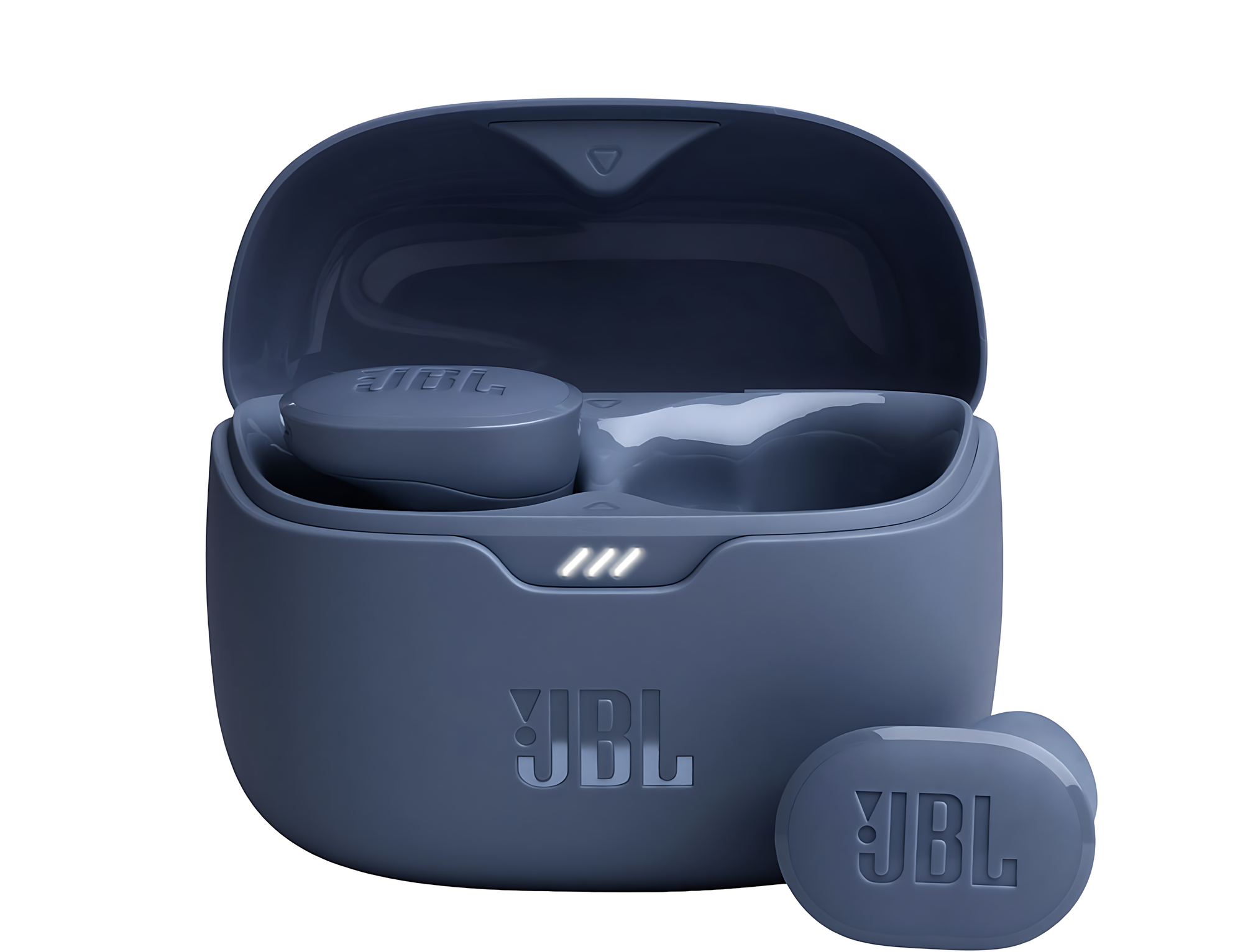 Наушники JBL Tune Buds, беспроводные, шумоподавление, 10мм, 4 микрофона, синие