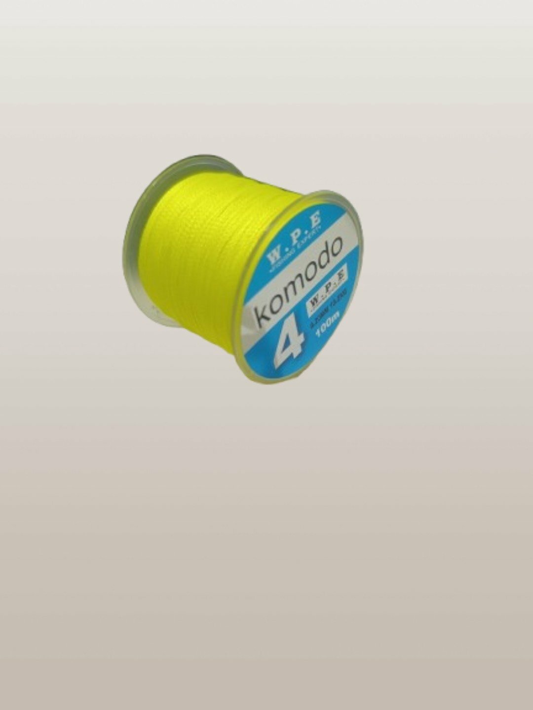 Плетёный шнур Komodo для рыбалки — для спиннинга, фидера, карповой и поплавочной ловли - Желтый,0.30мм/18.5кг,4,100 м