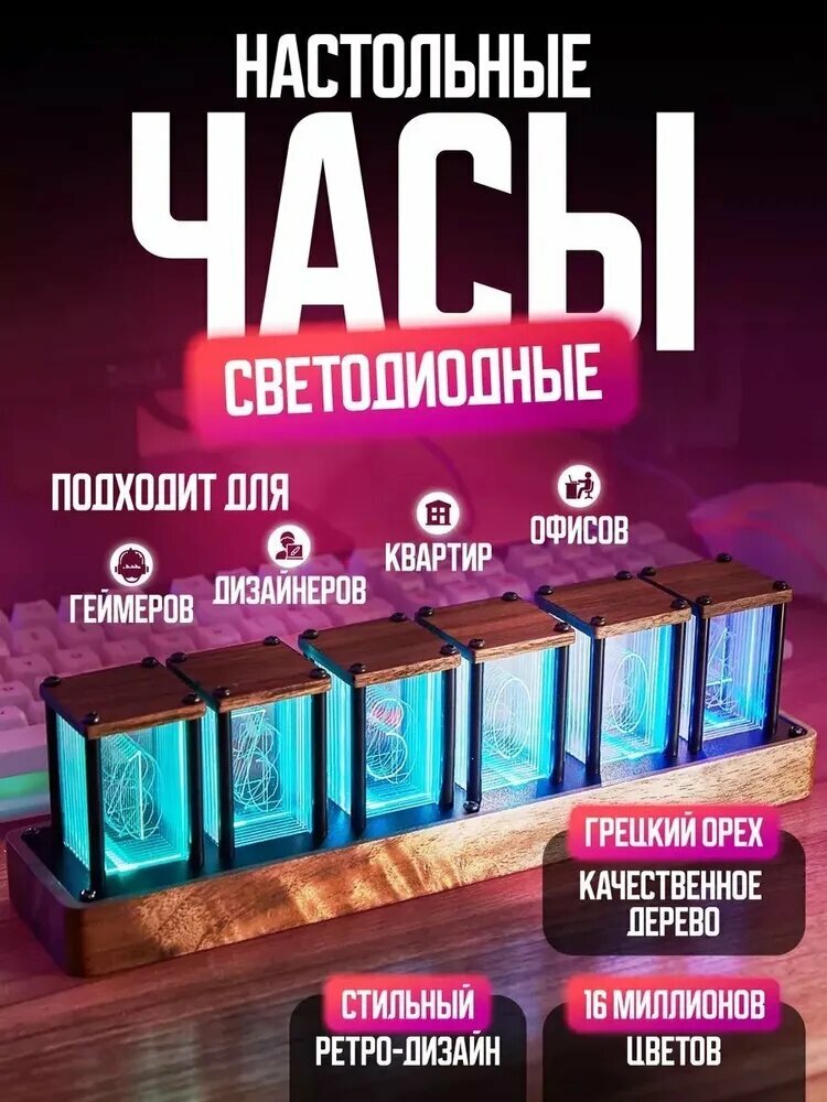 Настольные часы Электронные 1 шт