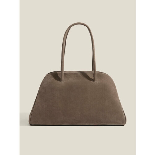 Сумка тоут Maison David, серо-коричневый