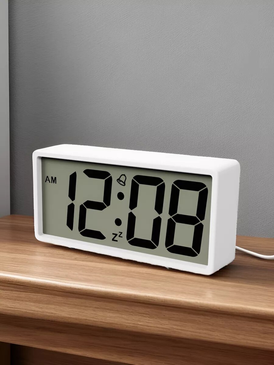Часы-будильник "Tablo" Perfeo, электронные, арабские цифры, на батарейках — фото 1