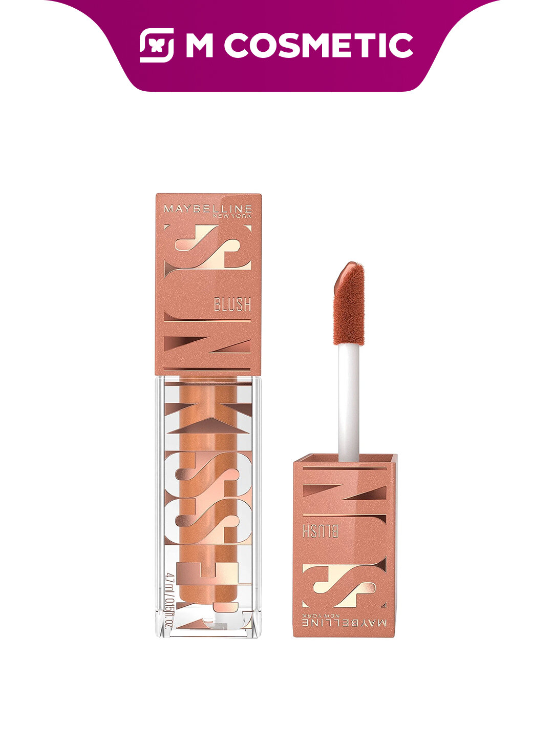 Жидкие румяна MAYBELLINE Shades On 08, гелевые, ягодный оттенок, 4,7 мл
