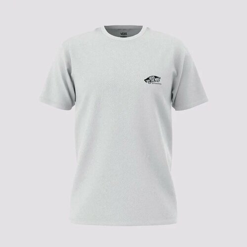 Футболка VANS, размер S, белый летняя мужская футболка с 3d принтом дракона повседневная спортивная футболка с круглым вырезом и коротким рукавом футболка большого разм