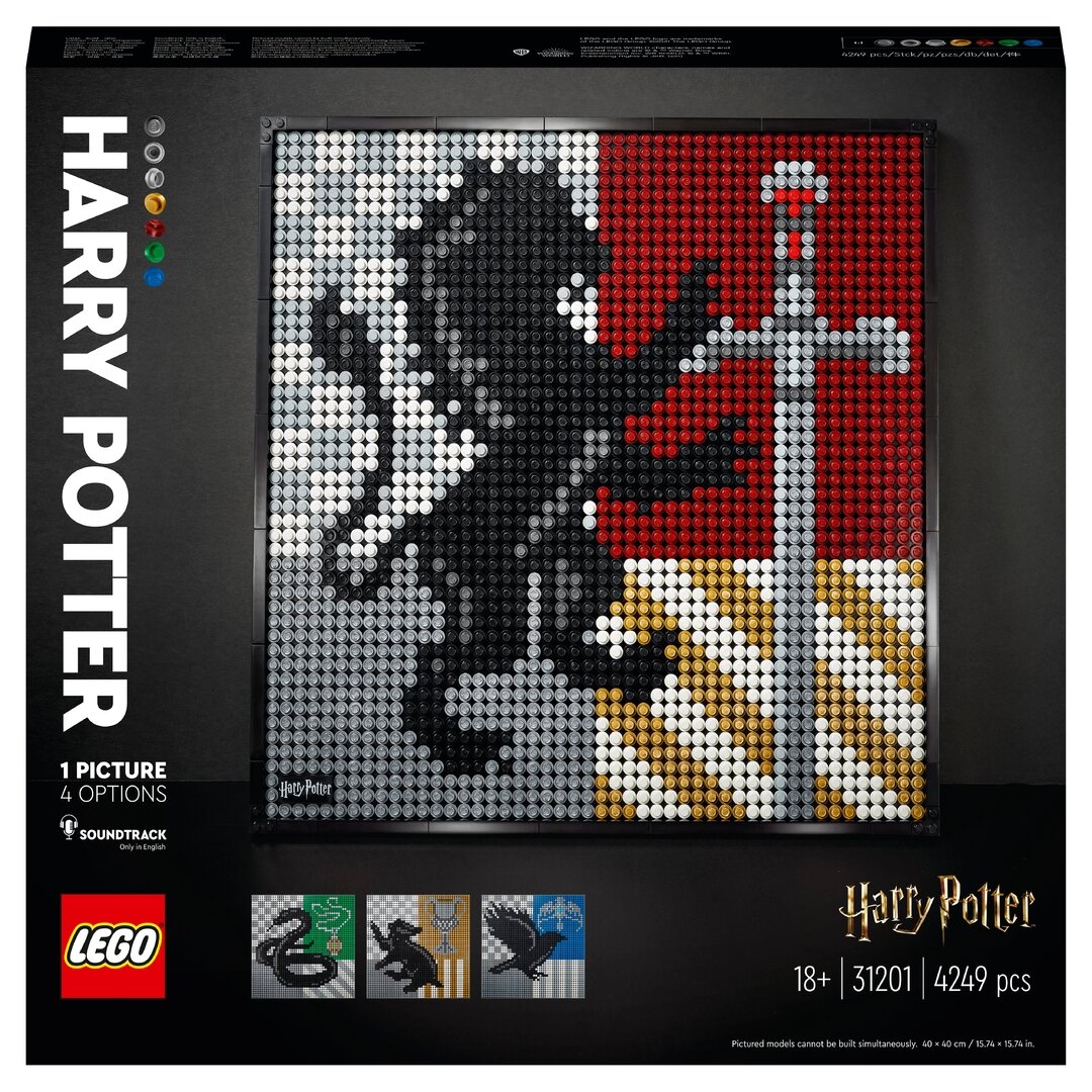Конструктор LEGO ART 31201 Harry Potter Hogwarts Crests Гербы Хогвартса