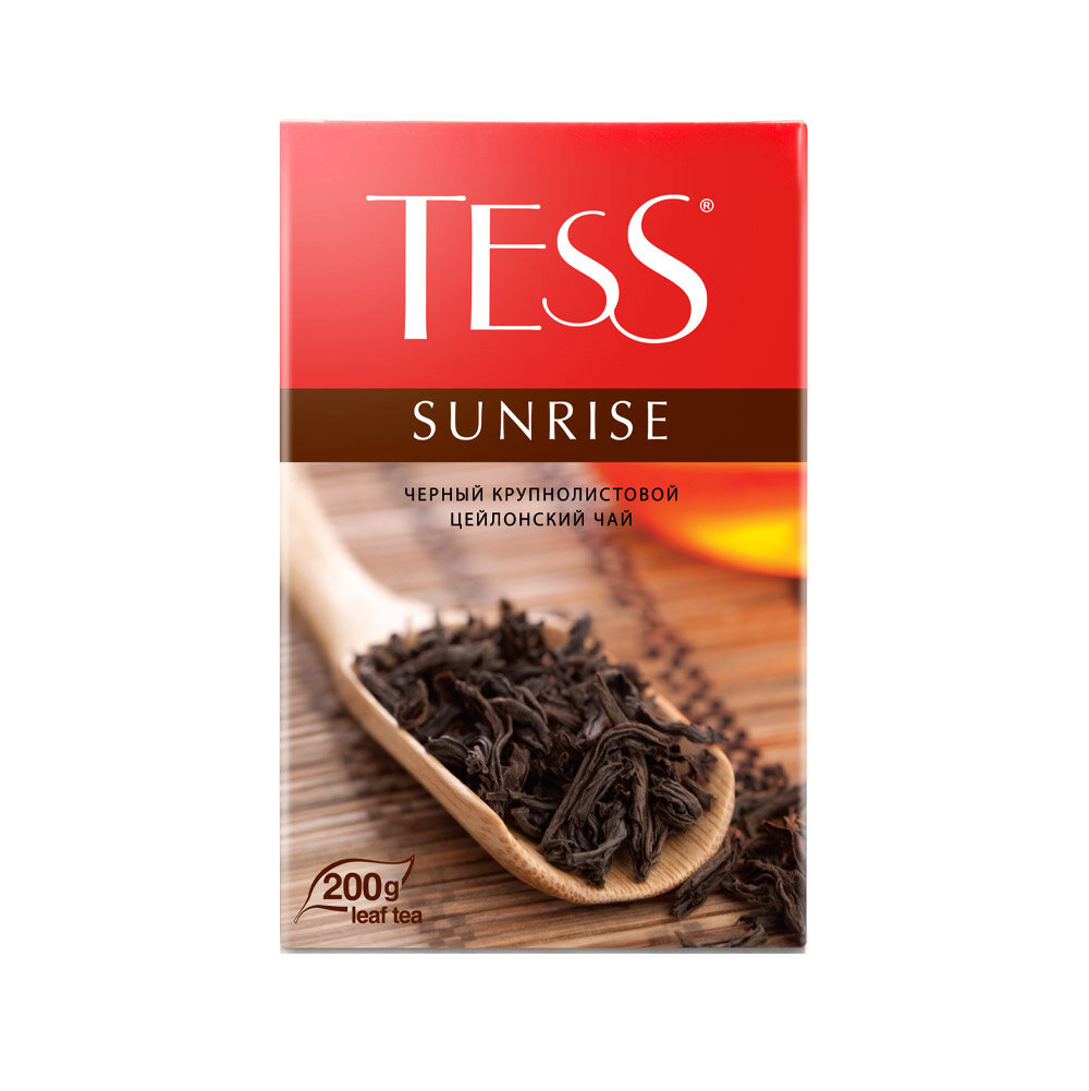 Чай черный Tess Sunrise крупнолистовой 200г ОРИМИ - фото №2