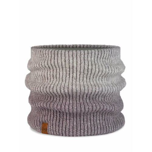 Снуд Buff, one size, бежевый, фиолетовый шарф buff knitted neckwarmer comfort nella multi us one size