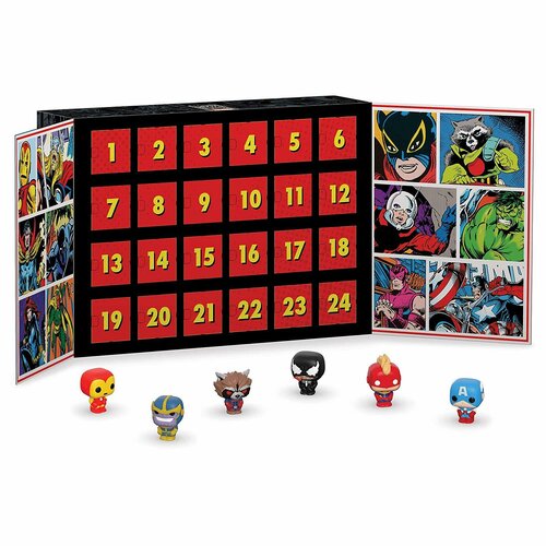 Игровой набор Funko Marvel 80 Years Calendar 42752 набор фигурок funko pocket pop dragon ball z – advent calendar 24 mini vinyl figures