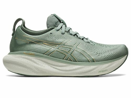 Кроссовки ASICS, размер 7,5 US, зеленый