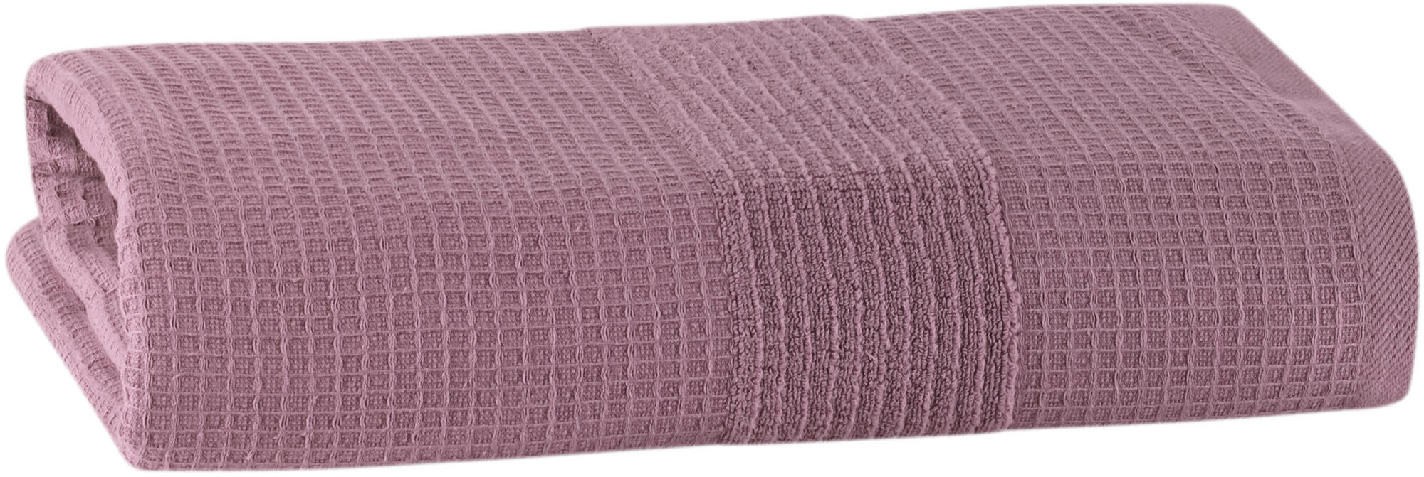 Полотенце LINENS WAFFLE/махровое/70х140/400 г/м2 PEMBE, розовый - фотография № 1